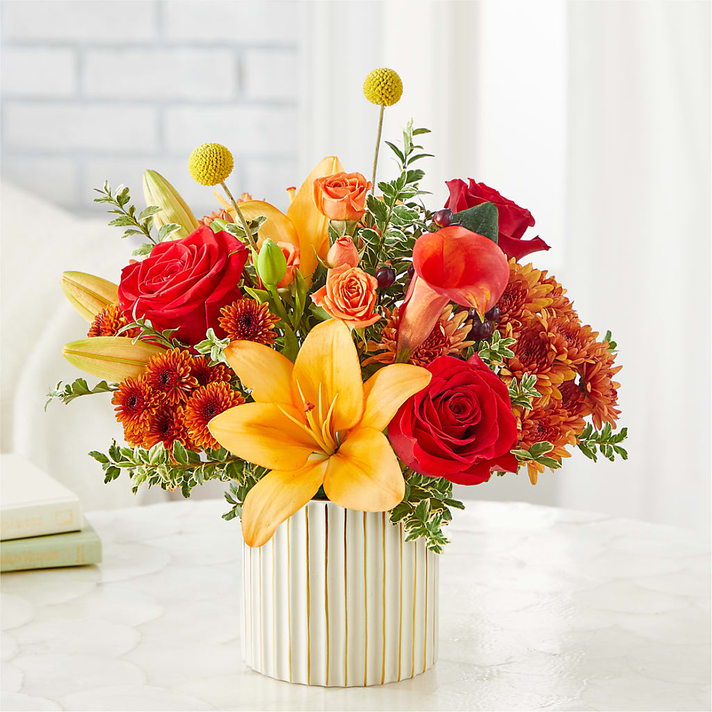 Scarlet Skies Bouquet – BEN & NEVA'S FLOWERS, Grand Saline TX