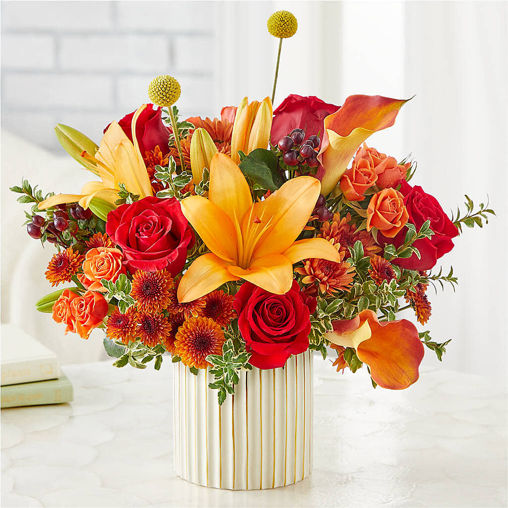 Scarlet Skies Bouquet – BEN & NEVA'S FLOWERS, Grand Saline TX