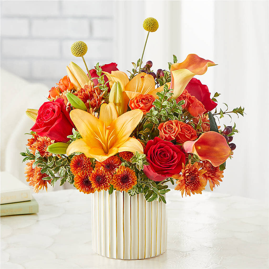 Scarlet Skies Bouquet – BEN & NEVA'S FLOWERS, Grand Saline TX
