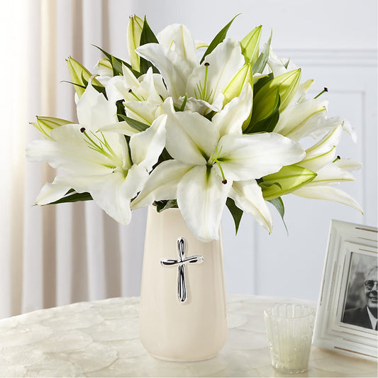 Faithful Blessings Bouquet – BEN & NEVA'S FLOWERS, Grand Saline TX
