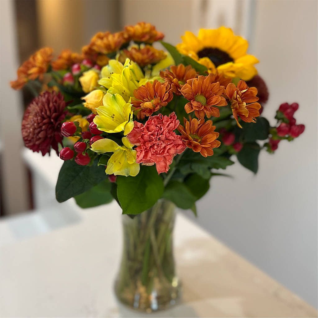 Fall Delight – A Florist Original – BEN & NEVA'S FLOWERS, Grand Saline TX