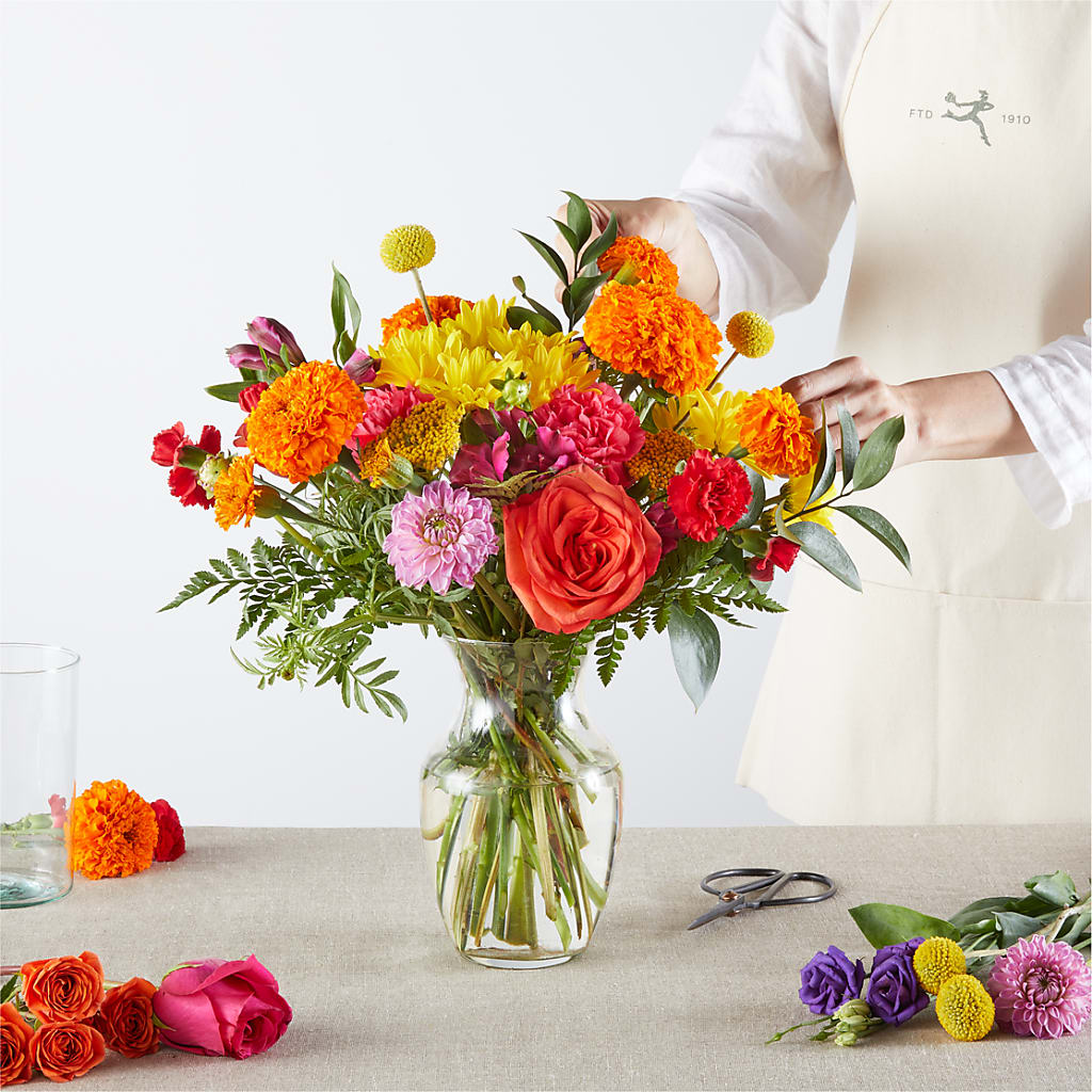 Feast of Color – A Florist Original – BEN & NEVA'S FLOWERS, Grand Saline TX