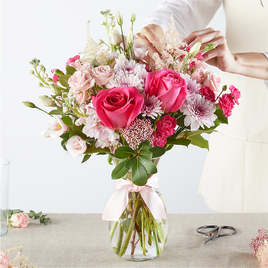 Pink Ribbon - A Florist Original – BEN & NEVA'S FLOWERS, Grand Saline TX