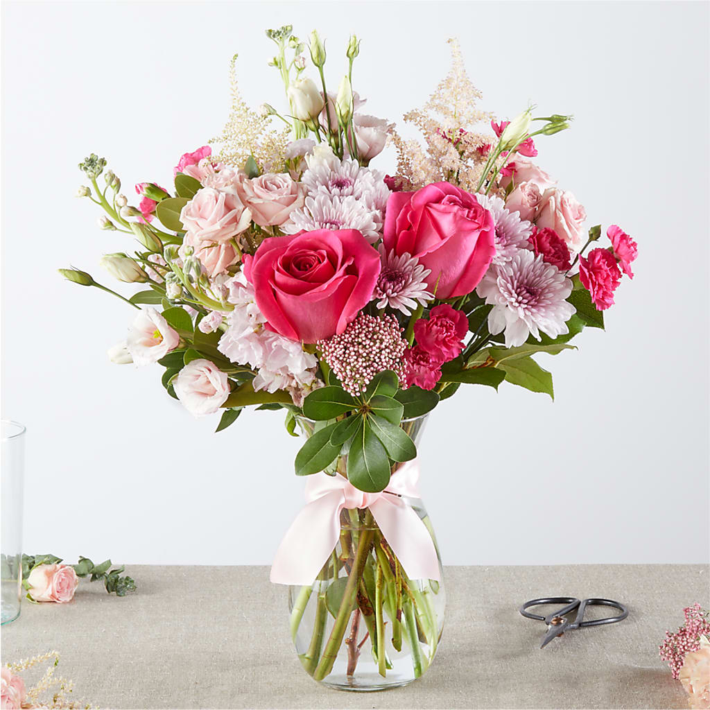 Pink Ribbon - A Florist Original – BEN & NEVA'S FLOWERS, Grand Saline TX