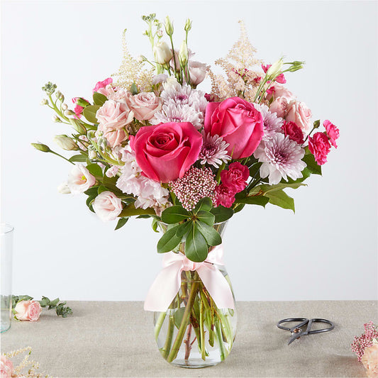 Pink Ribbon - A Florist Original – BEN & NEVA'S FLOWERS, Grand Saline TX