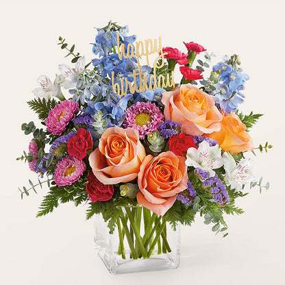 Birthday Bash Bouquet – BEN & NEVA'S FLOWERS, Grand Saline TX