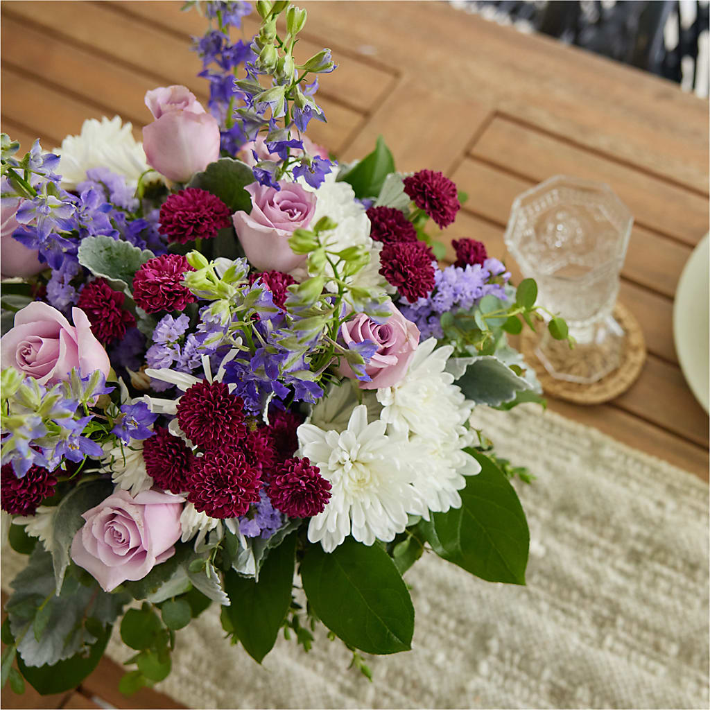 Violet Frost Bouquet – BEN & NEVA'S FLOWERS, Grand Saline TX