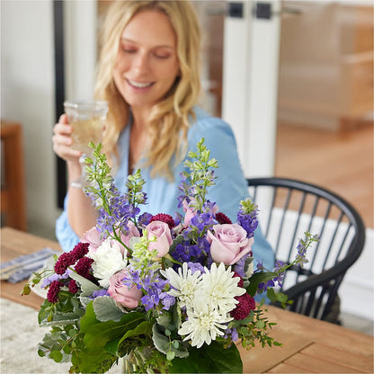 Violet Frost Bouquet – BEN & NEVA'S FLOWERS, Grand Saline TX