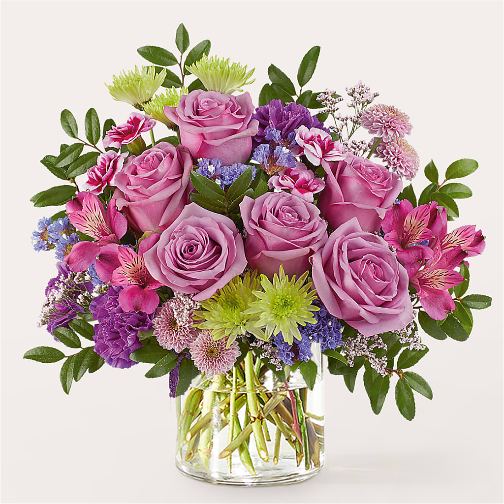 Glass Half Full Bouquet – BEN & NEVA'S FLOWERS, Grand Saline TX