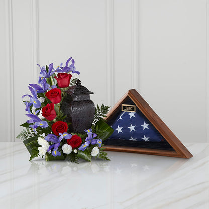 Patriotic Tribute Arrangement – BEN & NEVA'S FLOWERS, Grand Saline TX