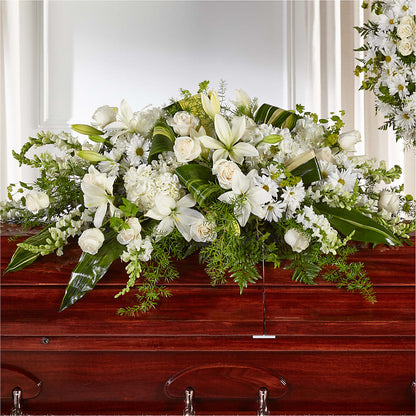 Abundance Casket Spray – BEN & NEVA'S FLOWERS, Grand Saline TX