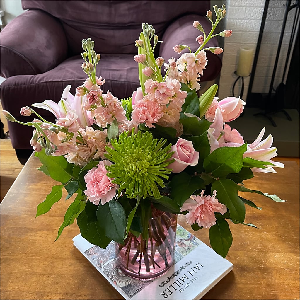 Pretty in Pink Bouquet – BEN & NEVA'S FLOWERS, Grand Saline TX