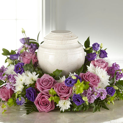 Blooming Sympathy Cremation Adornment – BEN & NEVA'S FLOWERS, Grand Saline TX