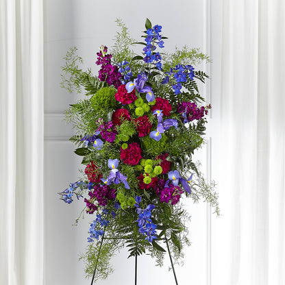 Heavenly Skies Standing Spray – BEN & NEVA'S FLOWERS, Grand Saline TX