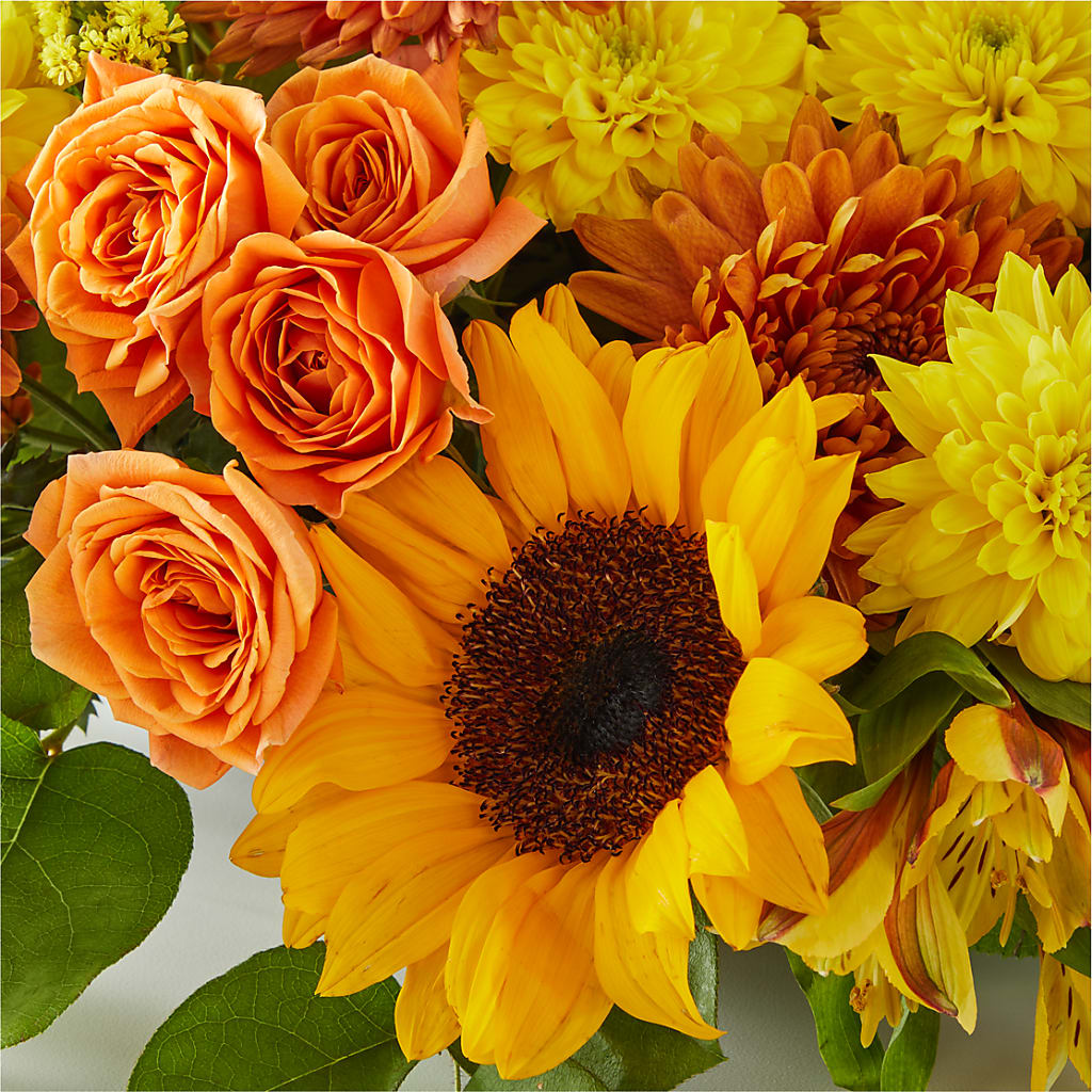 Autumn Harmony Centerpiece – BEN & NEVA'S FLOWERS, Grand Saline TX