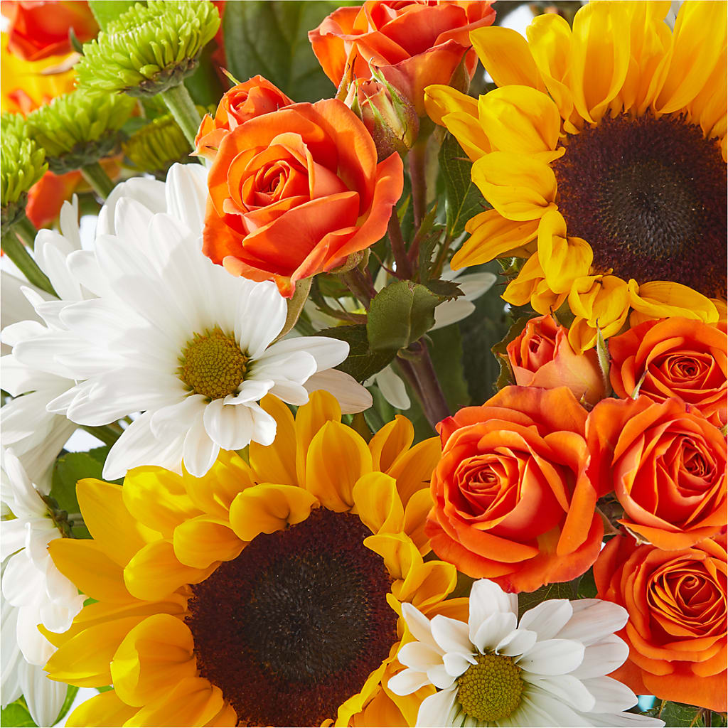 Sun-drenched Blooms Bouquet – BEN & NEVA'S FLOWERS, Grand Saline TX