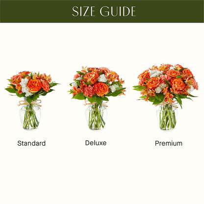 Apricot Glow Bouquet – BEN & NEVA'S FLOWERS, Grand Saline TX