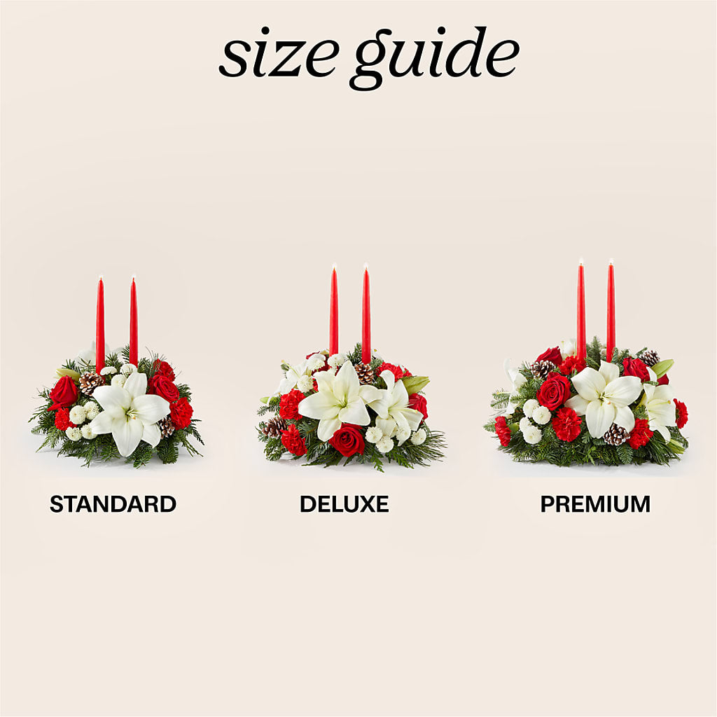 Seasonal Festivities Centerpiece – BEN & NEVA'S FLOWERS, Grand Saline TX