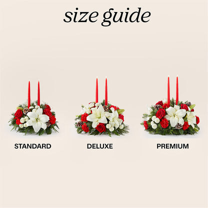 Seasonal Festivities Centerpiece – BEN & NEVA'S FLOWERS, Grand Saline TX