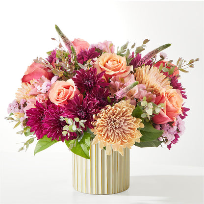 Berry Cobbler Bouquet with Ivory Vase – BEN & NEVA'S FLOWERS, Grand Saline TX