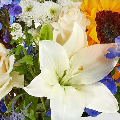 Wonderfully Sunny Bouquet – BEN & NEVA'S FLOWERS, Grand Saline TX