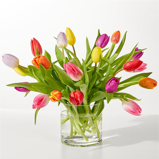 Spring's Calling Tulip Bouquet – BEN & NEVA'S FLOWERS, Grand Saline TX