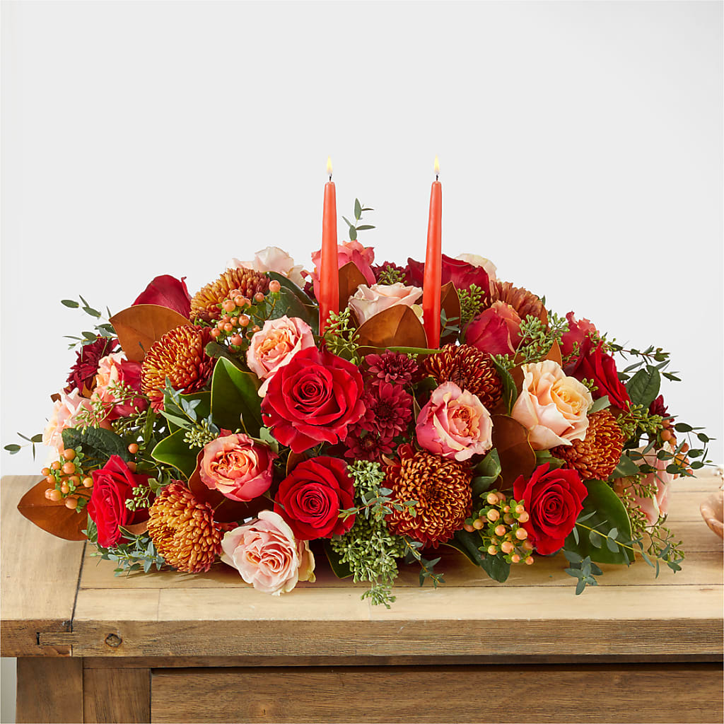 Gather Near Centerpiece – BEN & NEVA'S FLOWERS, Grand Saline TX