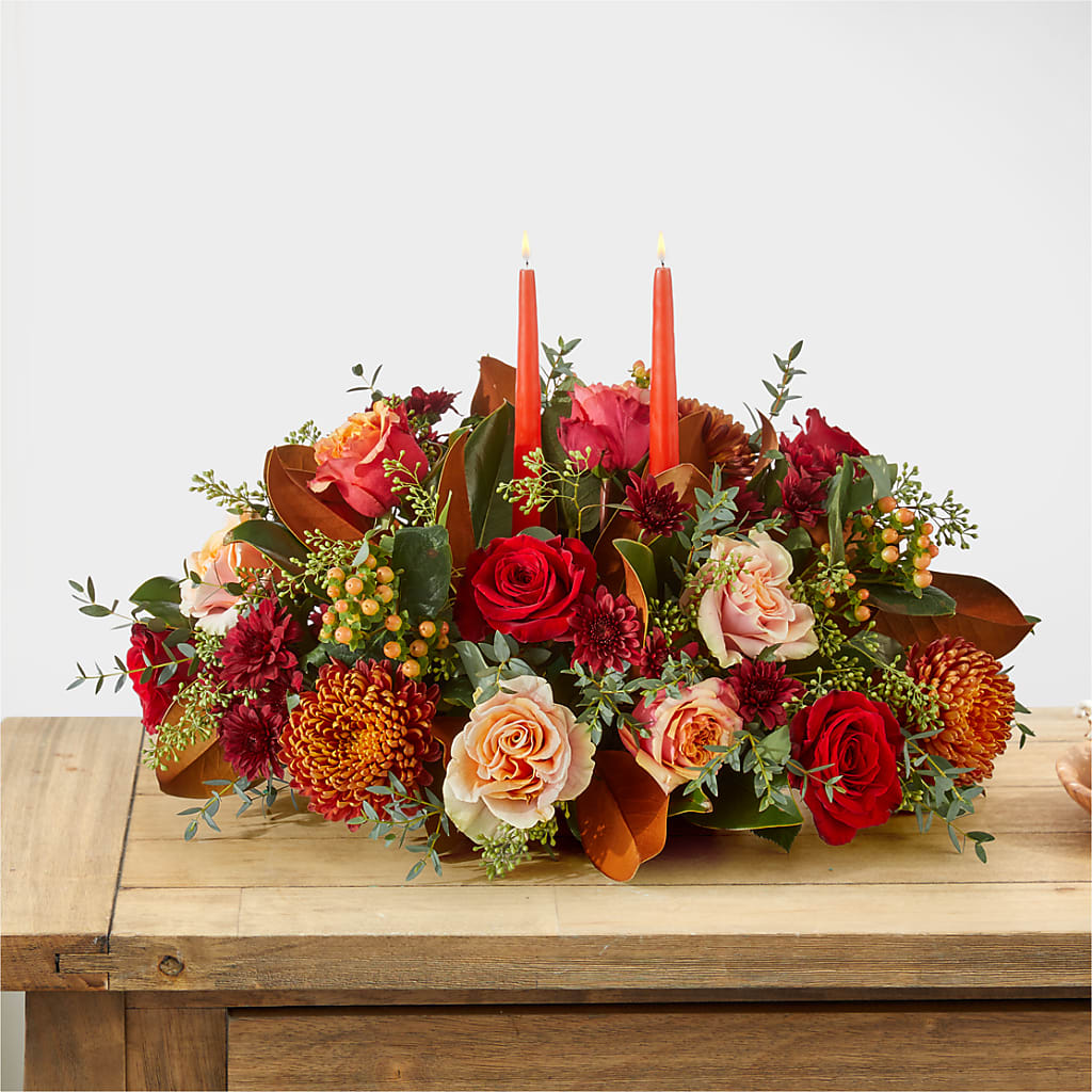 Gather Near Centerpiece – BEN & NEVA'S FLOWERS, Grand Saline TX