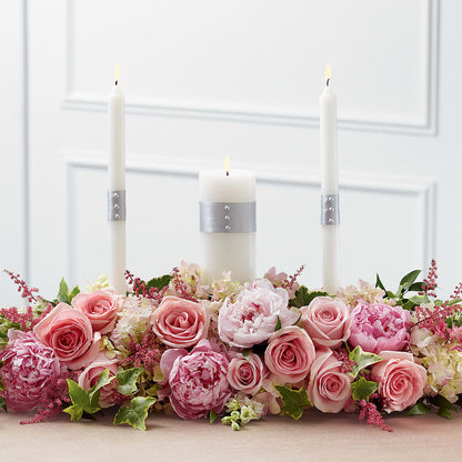 Worldwide Romance Unity Candle Arrangement – BEN & NEVA'S FLOWERS, Grand Saline TX