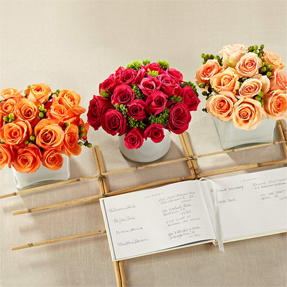 Dawn Rose Centerpiece – BEN & NEVA'S FLOWERS, Grand Saline TX